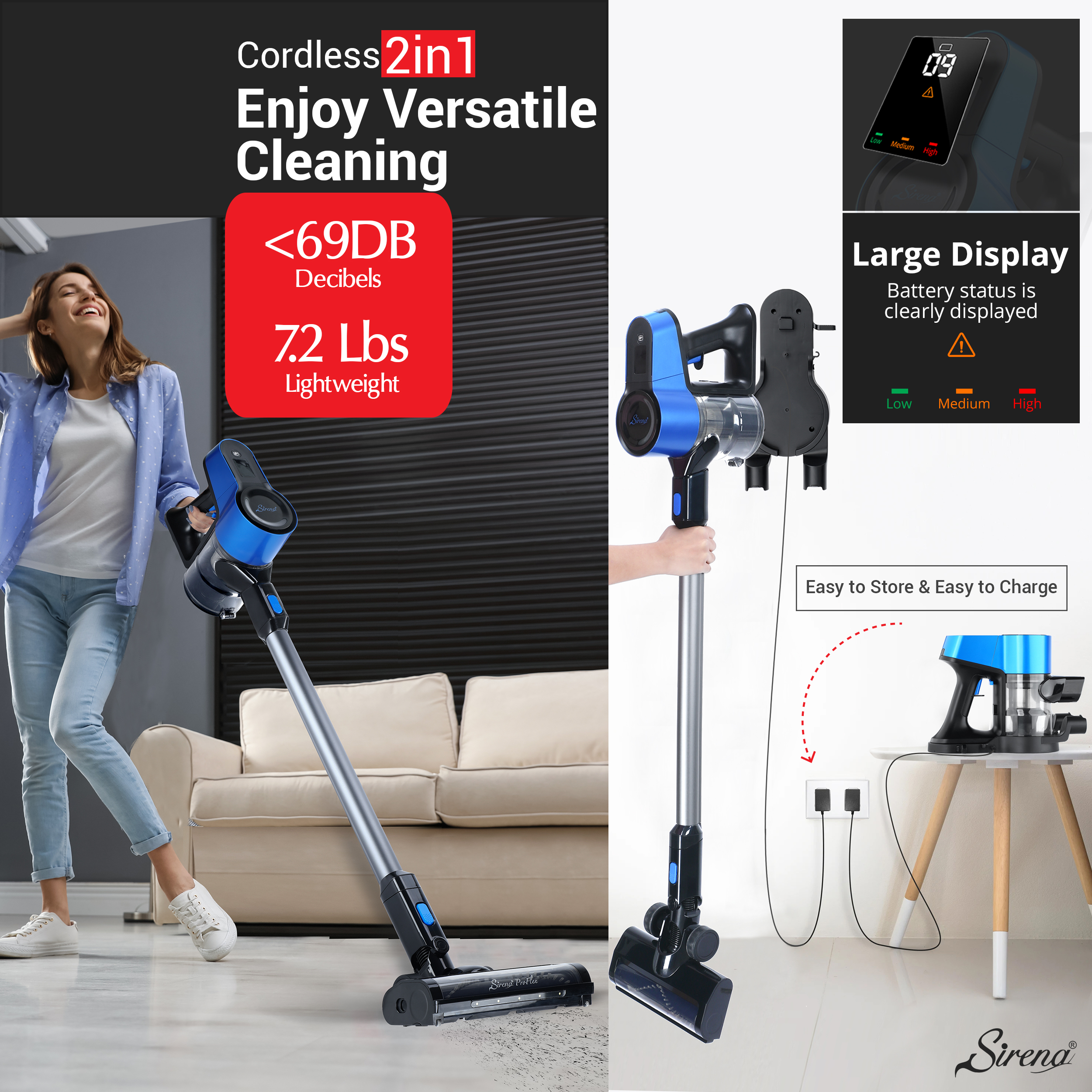 Shop Sirena® Vacuum Cleaners, Free Shipping