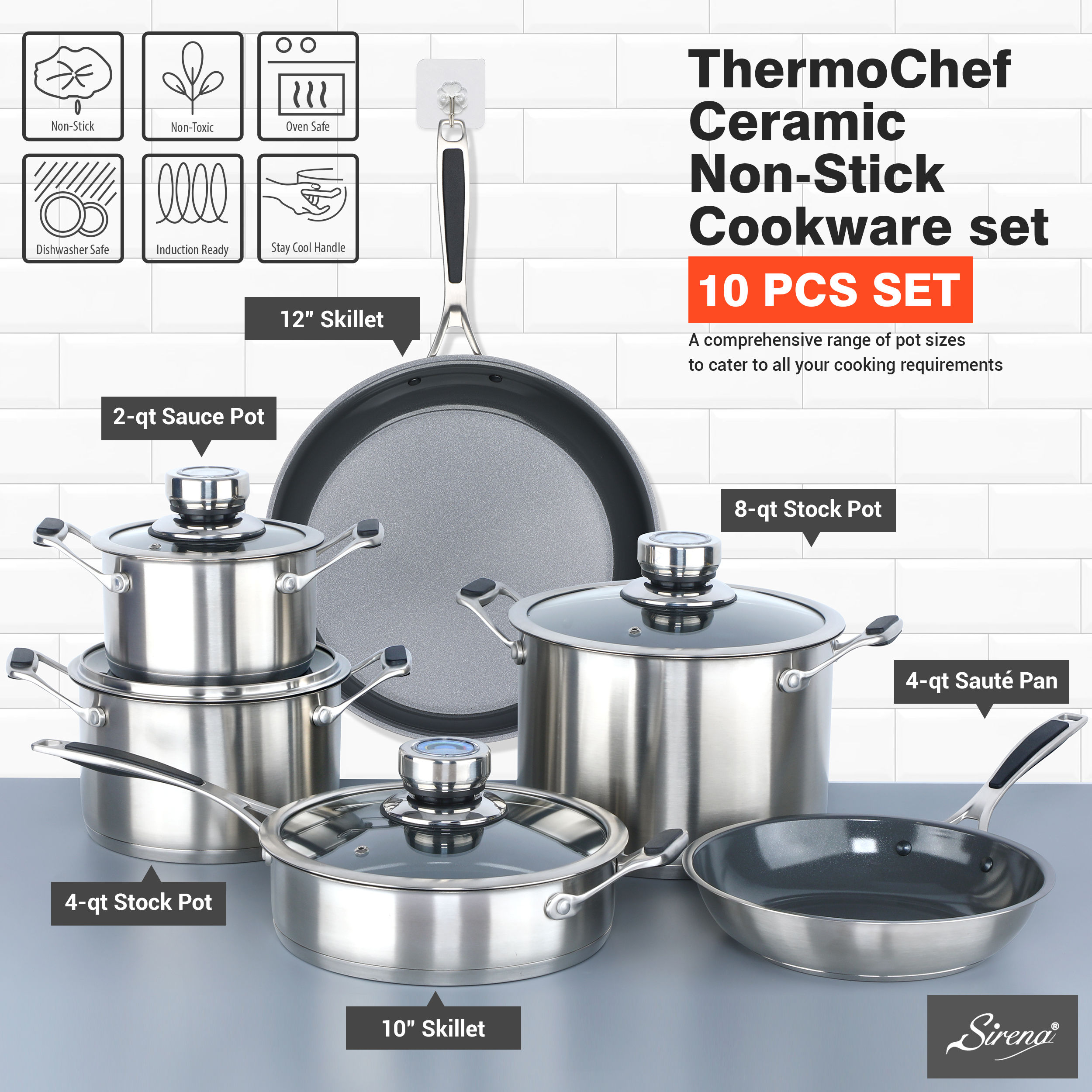 Sirena ThermoChef, Cookware Set
