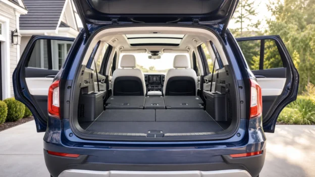 Clean modern SUV interior ready for top-to-bottom vacuuming
