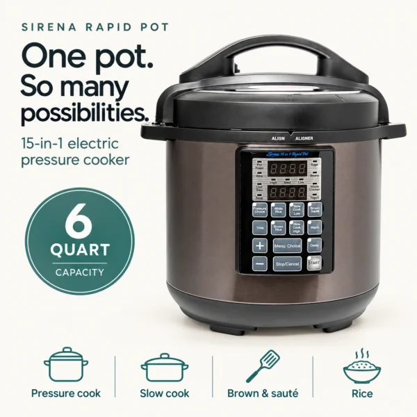 Sirena Rapid Pot: One pot versatility