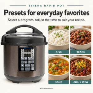 Sirena Rapid Pot: Presets for everyday favorites