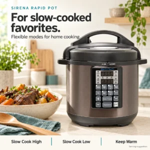 Sirena Rapid Pot: Slow cook kitchen lifestyle