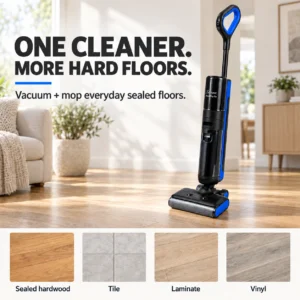 Sirena PowerMop Pro: sealed hard floor versatility